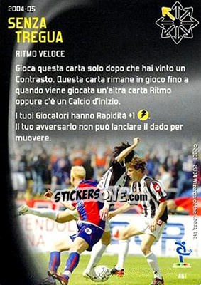 Sticker Senza tregua - Football Champions Italy 2004-2005 n. A61 - Wizards of The Coast