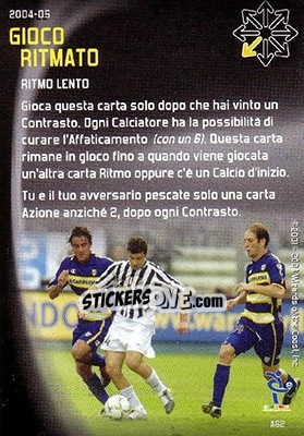 Sticker Gioco ritmato - Football Champions Italy 2004-2005 n. A62 - Wizards of The Coast