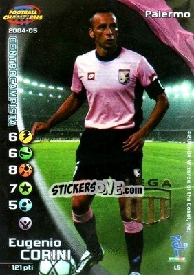 Sticker Eugenio Corini - Football Champions Italy 2004-2005 n. L5 - Wizards of The Coast