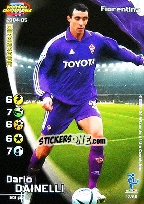 Sticker Dario Dainelli - Football Champions Italy 2004-2005 - Wizards of The Coast