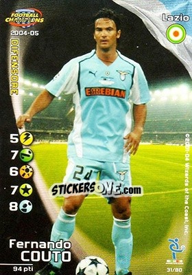 Sticker Fernando Couto - Football Champions Italy 2004-2005 n. u31 - Wizards of The Coast