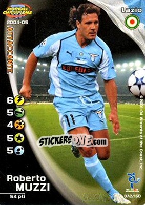 Sticker Roberto Muzzi - Football Champions Italy 2004-2005 - Wizards of The Coast