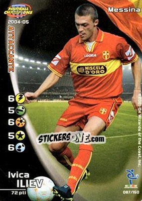 Sticker Ivica Iliev - Football Champions Italy 2004-2005 n. 87 - Wizards of The Coast
