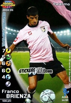 Sticker Franco Brienza - Football Champions Italy 2004-2005 n. U54 - Wizards of The Coast