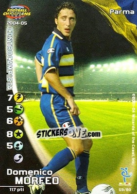 Sticker Domenico Morfeo - Football Champions Italy 2004-2005 - Wizards of The Coast