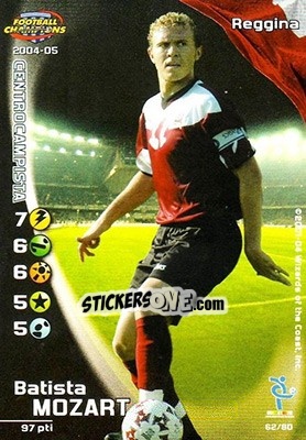 Sticker Batista Mozart - Football Champions Italy 2004-2005 n. u62 - Wizards of The Coast
