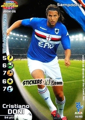 Sticker Cristiano Doni