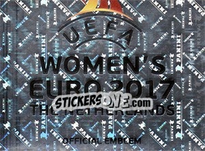 Sticker Official Logo (puzzle 2) - Women's Euro 2017 The Netherlands n. 3 - Panini