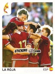 Sticker La Roja - Spain - Women's Euro 2017 The Netherlands n. 7 - Panini