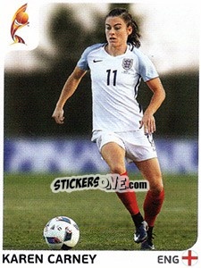 Sticker Karen Carney - England - Women's Euro 2017 The Netherlands n. 11 - Panini