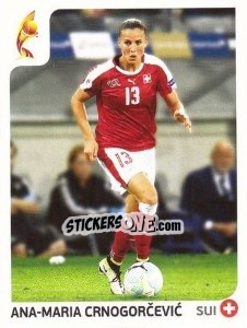 Sticker Ana-Maria Crnogorcevic - Switzerland - Women's Euro 2017 The Netherlands - Panini