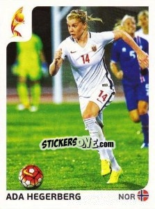Sticker Ada Hegerberg - Norway - Women's Euro 2017 The Netherlands n. 13 - Panini