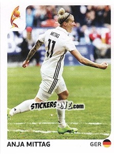 Cromo Anja Mittag - Germany - Women's Euro 2017 The Netherlands n. 14 - Panini