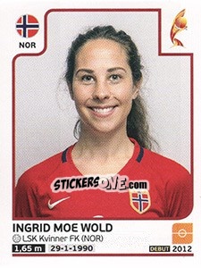Cromo Ingrid Moe Wold - Women's Euro 2017 The Netherlands - Panini
