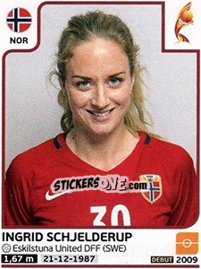 Sticker Ingrid Schjelderup - Women's Euro 2017 The Netherlands - Panini