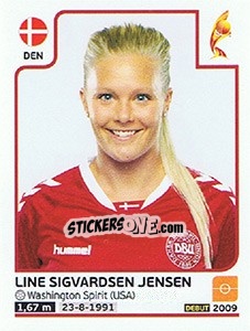 Cromo Line Sigvardsen Jensen - Women's Euro 2017 The Netherlands - Panini