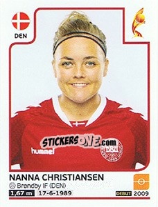 Cromo Nanna Christiansen - Women's Euro 2017 The Netherlands - Panini