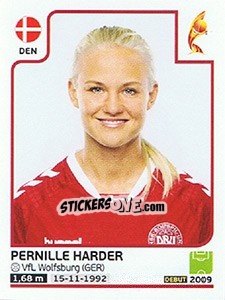 Figurina Pernille Harder - Women's Euro 2017 The Netherlands n. 72 - Panini