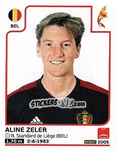 Sticker Aline Zeler - Women's Euro 2017 The Netherlands - Panini