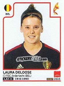 Figurina Laura Deloose - Women's Euro 2017 The Netherlands n. 80 - Panini