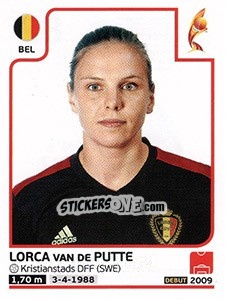 Sticker Lorca van De Putte - Women's Euro 2017 The Netherlands - Panini