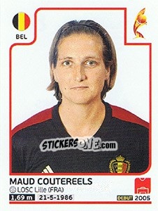 Figurina Maud Coutereels - Women's Euro 2017 The Netherlands - Panini