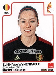 Cromo Elien Van Wynendaele - Women's Euro 2017 The Netherlands n. 84 - Panini