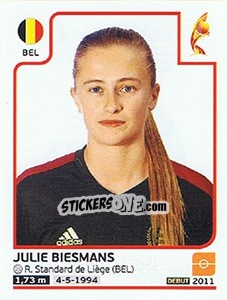 Sticker Julie Biesmans - Women's Euro 2017 The Netherlands - Panini
