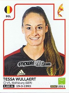 Sticker Tessa Wullaert - Women's Euro 2017 The Netherlands n. 93 - Panini
