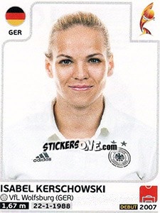 Figurina Isabel Kerschowski - Women's Euro 2017 The Netherlands - Panini