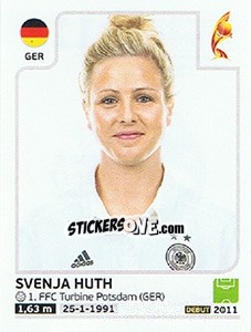 Cromo Svenja Huth - Women's Euro 2017 The Netherlands - Panini