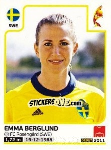 Cromo Emma Berglund - Women's Euro 2017 The Netherlands - Panini