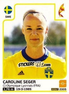 Figurina Caroline Seger - Women's Euro 2017 The Netherlands - Panini