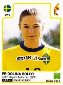 Sticker Fridolina Rolfö - Women's Euro 2017 The Netherlands - Panini