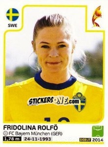 Sticker Fridolina Rolfö - Women's Euro 2017 The Netherlands n. 130 - Panini