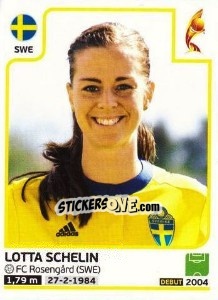 Sticker Lotta Schelin - Women's Euro 2017 The Netherlands - Panini