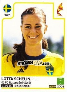 Sticker Lotta Schelin - Women's Euro 2017 The Netherlands n. 131 - Panini