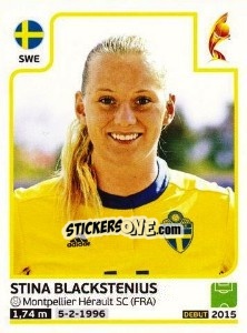 Sticker Stina Blackstenius - Women's Euro 2017 The Netherlands n. 132 - Panini