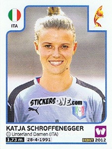 Sticker Katja Schroffenegger - Women's Euro 2017 The Netherlands - Panini