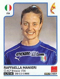 Figurina Raffaella Manieri - Women's Euro 2017 The Netherlands n. 142 - Panini