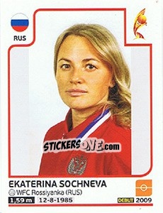 Sticker Ekaterina Sochneva - Women's Euro 2017 The Netherlands - Panini