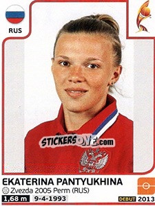 Sticker Ekaterina Pantyukhina - Women's Euro 2017 The Netherlands - Panini