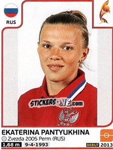 Sticker Ekaterina Pantyukhina - Women's Euro 2017 The Netherlands n. 171 - Panini