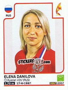 Sticker Elena Danilova - Women's Euro 2017 The Netherlands - Panini