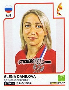 Sticker Elena Danilova - Women's Euro 2017 The Netherlands n. 174 - Panini