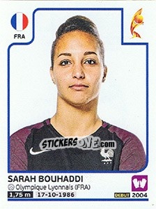 Cromo Sarah Bouhaddi - Women's Euro 2017 The Netherlands - Panini