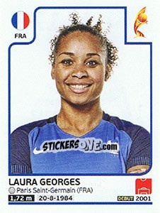 Sticker Laura Georges - Women's Euro 2017 The Netherlands n. 179 - Panini