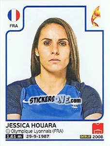 Sticker Jessica Houara - Women's Euro 2017 The Netherlands - Panini