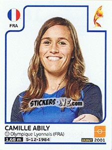 Sticker Camille Abily - Women's Euro 2017 The Netherlands n. 185 - Panini
