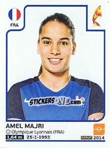 Cromo Amel Majri - Women's Euro 2017 The Netherlands - Panini